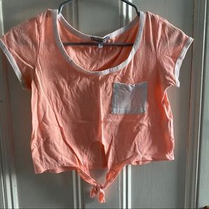 🐰🐣Peach Crop Top
